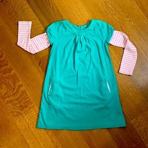 Mini Boden green girls dress size 6